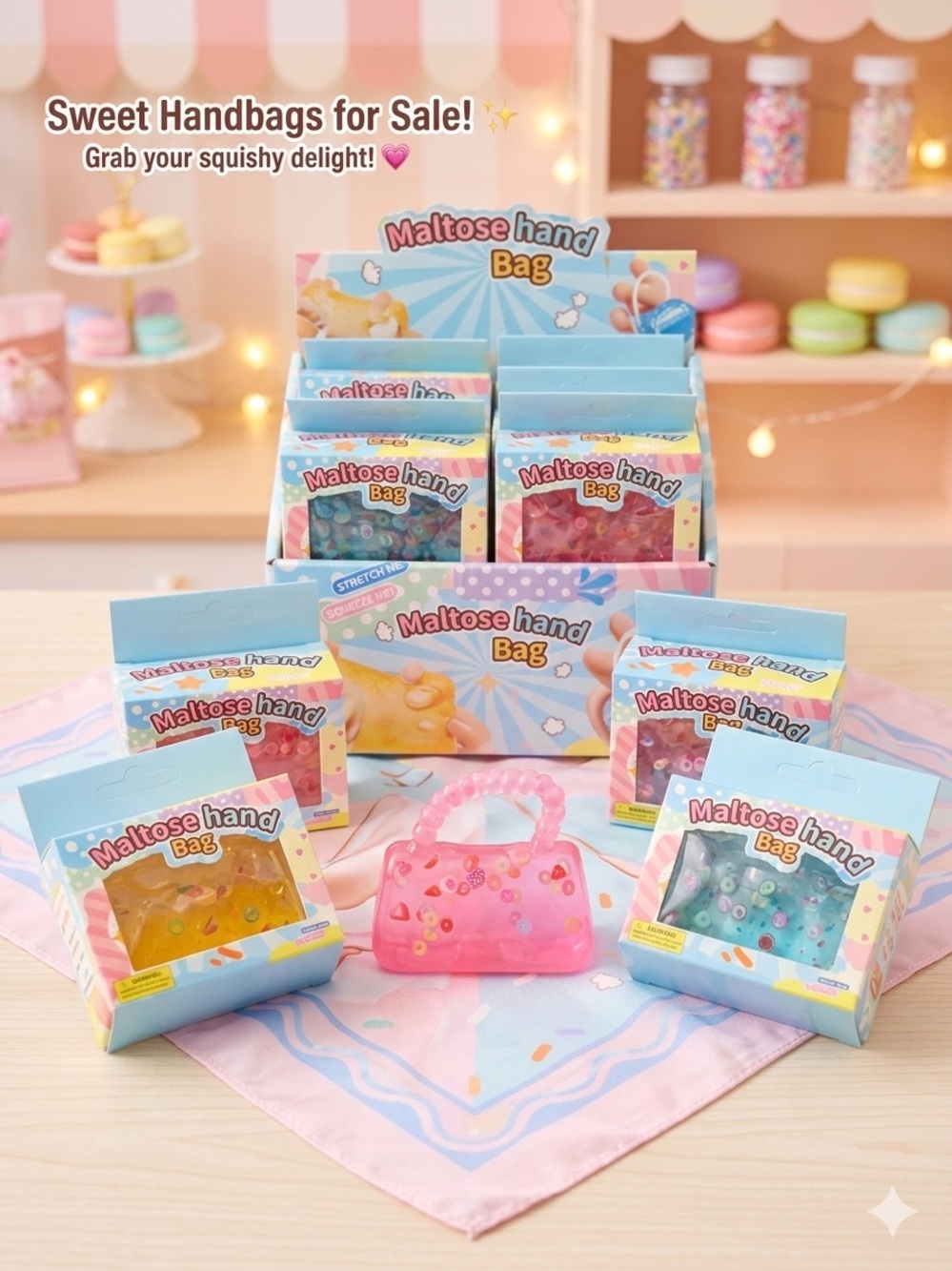 Hand Bag Pink Squishy Toy by
